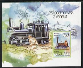 Togo 2013 Locomotives - Govan & Marx 4-4-0 imperf del...