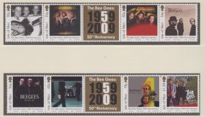 Isle of Man 2009 - Bee Gees,  set 8 - U/Mint