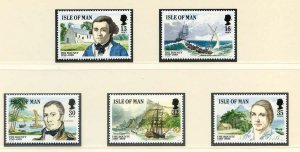 1989 Isle of Man SG408/SG414 Mutiny on the Bounty Set Unmounted Mint