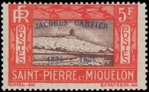 St. Pierre & Miquelon #164, Incomplete Set, 1934, Hinged