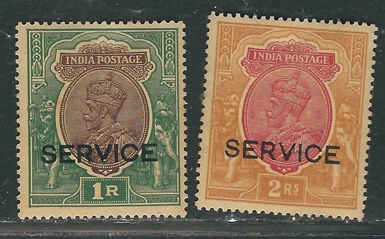 India O90-91 SG O117-18 High Values MLH VF 1930 SCV $8.25