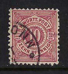 GERMANY WURTTEMBERG 60 VFU Z1754-5