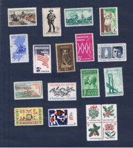  #1242-1260 MNH OG 1964 Commemoratives Complete Free S/H