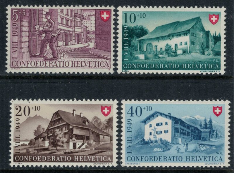 Switzerland #B183-6* NH  CV $7.25