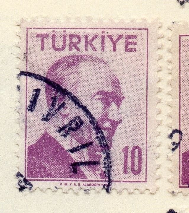 Turkey 1957 Early Issue Fine Used 10k. 093537