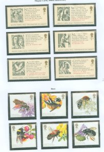 Great Britain #3403/3422 Mint (NH) Single (Complete Set) (Fauna)