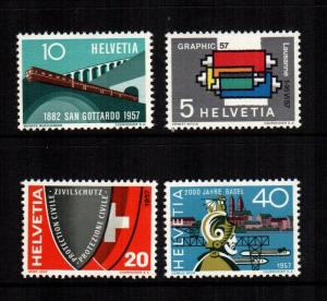 switzerland 359 - 362 MNH cat $ 4.50