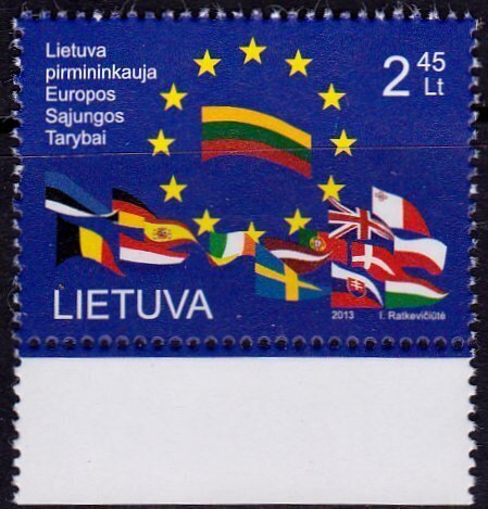 Lithuania 1003 MNH - Lithuania Presidency of European Union (2013)