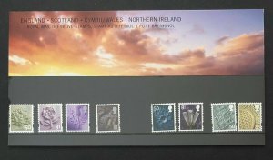 2008 Machin Pictorial Regionals 4 Nations 50p & 81p in Presentation Pack no.79 