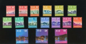 HONG KONG #763-778 Panoramic Views Souvenir Folder Postage Stamp Collection MNH
