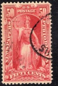 #PR119  50c Newspaper Stamp - USED and NICEd  cv$75.00
