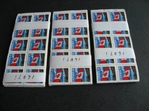 Canada wholesale used booklet panes Ut 1682a x75 UTCV'20 $1,050