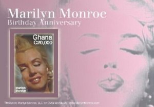 Ghana 2006 - Marilyn Monroe - Souvenir Stamp Sheet - MNH