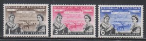 Bechuanaland Protectorate, Victoria & Elizabeth II (SC# 166-168) MH SET