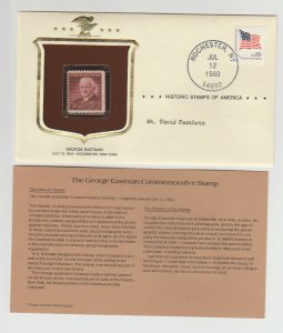 1062 George Eastman Series w/ Historic Stamps of America Commemorative Cover