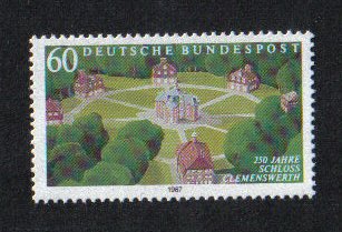 Germany  #1500  MNH  1987   Clemenwerth Castle
