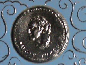 ​TONGA 1964 SC#137 GOLD REPLICA HEART SHAPE-LT.BLUE-9 PENCE-STAMP-MNH VF