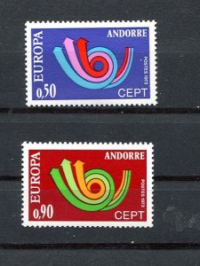 Fr. Andorra  Europa 1973 Mint VF NH