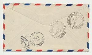 GERMANY TO RIO 1933 GRAF ZEPPELIN COVER,1M CHICAGO+50pf Si#238Aab (SEE BELOW)