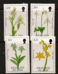 FALKLAND ISLANDS SG629/32 1991 ORCHIDS MNH