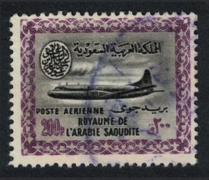 Saudi Arabia Vickers Viscount 800 Aircraft 200p KEY VALUE 1964 Canc SC#242