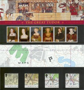 GREAT BRITAIN (24) Presentation Sets All Different Complete Fresh & Never Hinged