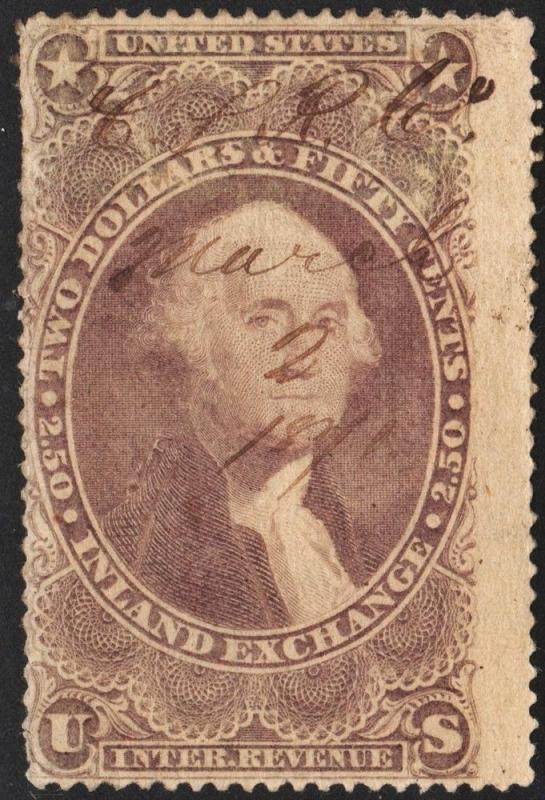 R84c $2.00 Revenue: Inland Exchange (1862) Used