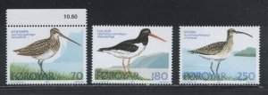 Faroe Islands 28-30 MNH