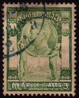 Thailand SG#95 Used - 1905 3a.  - Temples, Kings