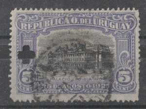 Uruguay 1925 Dedication of the Legislative Palace 5c (1/2) USED