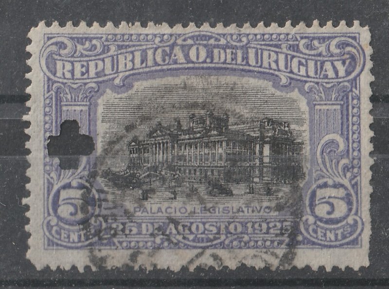 Uruguay 1925 Dedication of the Legislative Palace 5c (1/2) USED