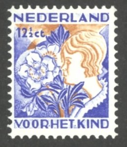 Netherlands Sc# B61 MNH 1932 12 1/2c+3 1/2c Christmas