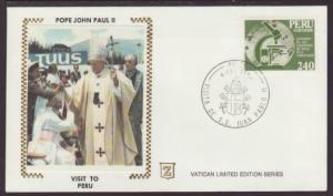 Pope John Paul II Visit to Peru 1985 Zaso Cover