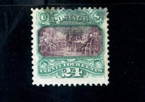 USAstamps Used VF US 1869 Pictorial Issue Beauty Scott 120 Grilled