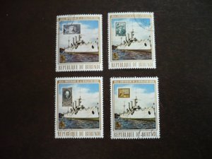 Stamps - Burundi - Scott# 534a-537a - CTO Part Set of 4 Stamps