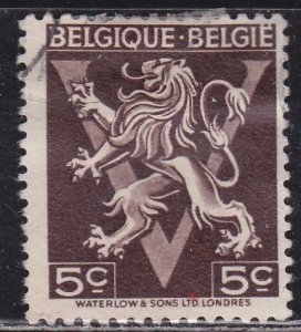 Belgium 322 Lion Rampant 1944