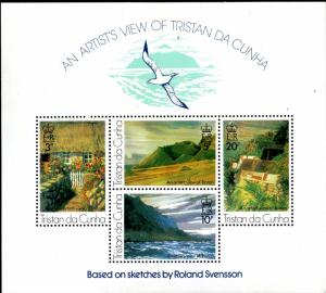 TRISTAN da CUNHA 212a S/S MNH SCV $1.75 BIN $1.00 ART