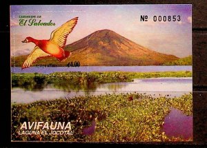 SALVADOR Sc 1509 NH SOUVENIR SHEET OF 1999 - BIRDS