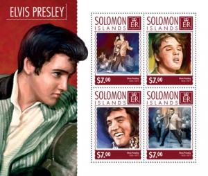 SOLOMON ISLANDS 2014 SHEET ELVIS PRESLEY slm14615a