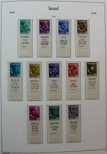 Israel Stamp Collection 1950s-1999 MNH in Three Lighthouse Specialty Albums