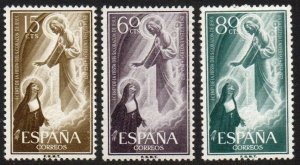 Spain Sc #863-865 Mint Hinged