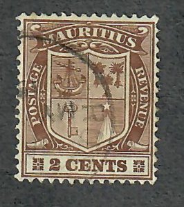 Mauritius #138 used single