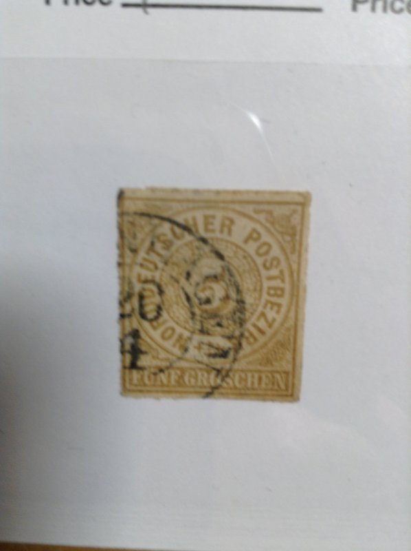 Germany  (North German Conf) SC #6  Used