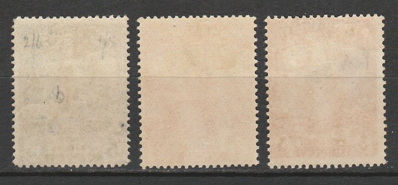 NEWFOUNDLAND 1919 CARIBOU 2C 3C AND 5C