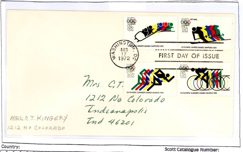 United States #1460-62/C85   (Fdc)