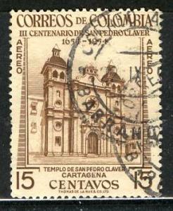 Colombia; 1954: Sc. # C258: O/Used Cpl. Set