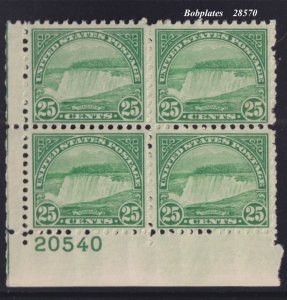 BOBPLATES US #699 Niagara Falls Lower Left Plate Block 20540 VF MNH SCV= $60 *
