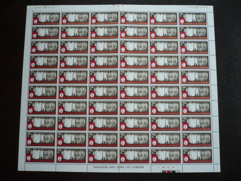 Malta - Full Sheet of 60 stamps