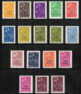 ST PIERRE & MIQUELON 2005 Definitives; Scott 783-99; MNH