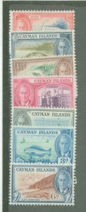 Cayman Islands #122/124-129  Multiple
